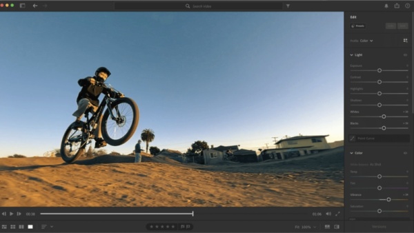 Adobe Lightroom video