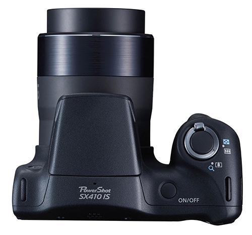 Canon PowerShot SX410 IS horní strana