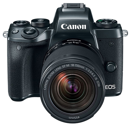 Canon EOS M5 s 18-150mm objektivem