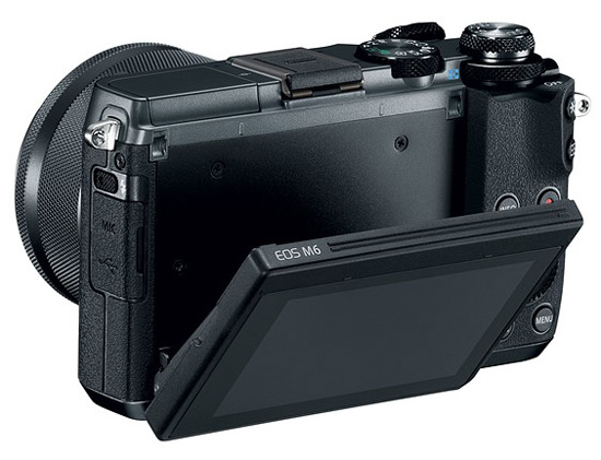 Canon EOS M6 výklopný displej