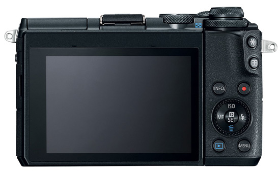 Canon EOS M6 zadní strana