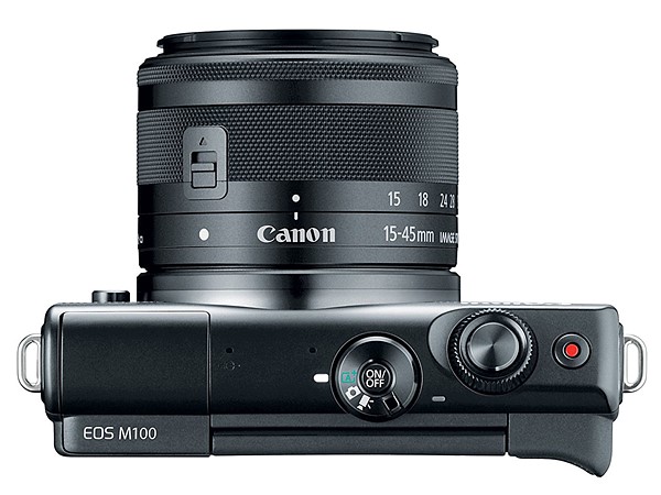 Canon EOS M100 horní strana