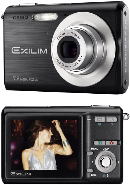 Casio introduces the EX-Z70: slim, stylish and 7.2 Megapixels - digital camera and photography news