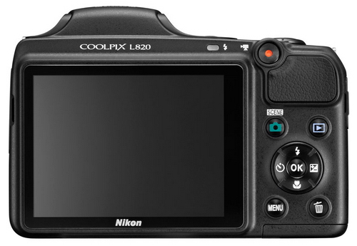 Ultrazoom Nikon Coolpix L820 s 30× objektivem