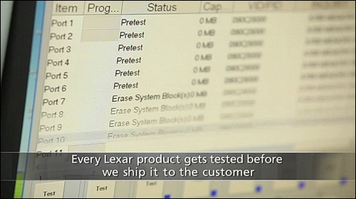 Výroba paměťových karet u Lexaru