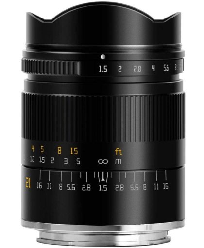 TTartisan přichází s objektivem 21mm f/1.5 pro full frame CSC