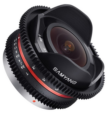 Video objektivy Samyang 12mm T2.2, 10mm T3.1 a 7,5mm T3.8