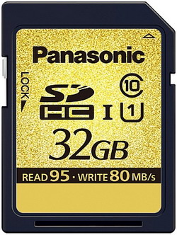 SDHC karty Panasonic s rychlostí až 95MB/s!