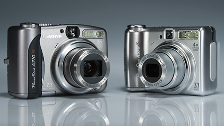 Canon PowerShot A710 IS a A570 IS: v plné polní