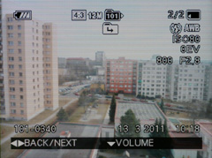 Sony Cyber-shot W510: červený základ