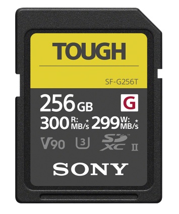 Odolné karty Sony Tough SDXC V90 UHS-II nyní i v kapacitě 256 GB