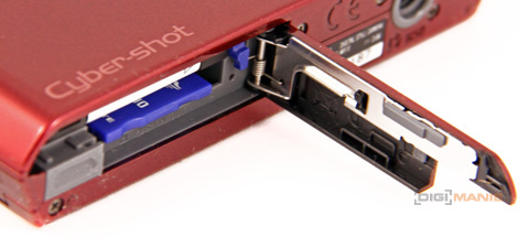 Sony Cyber-shot W510: červený základ