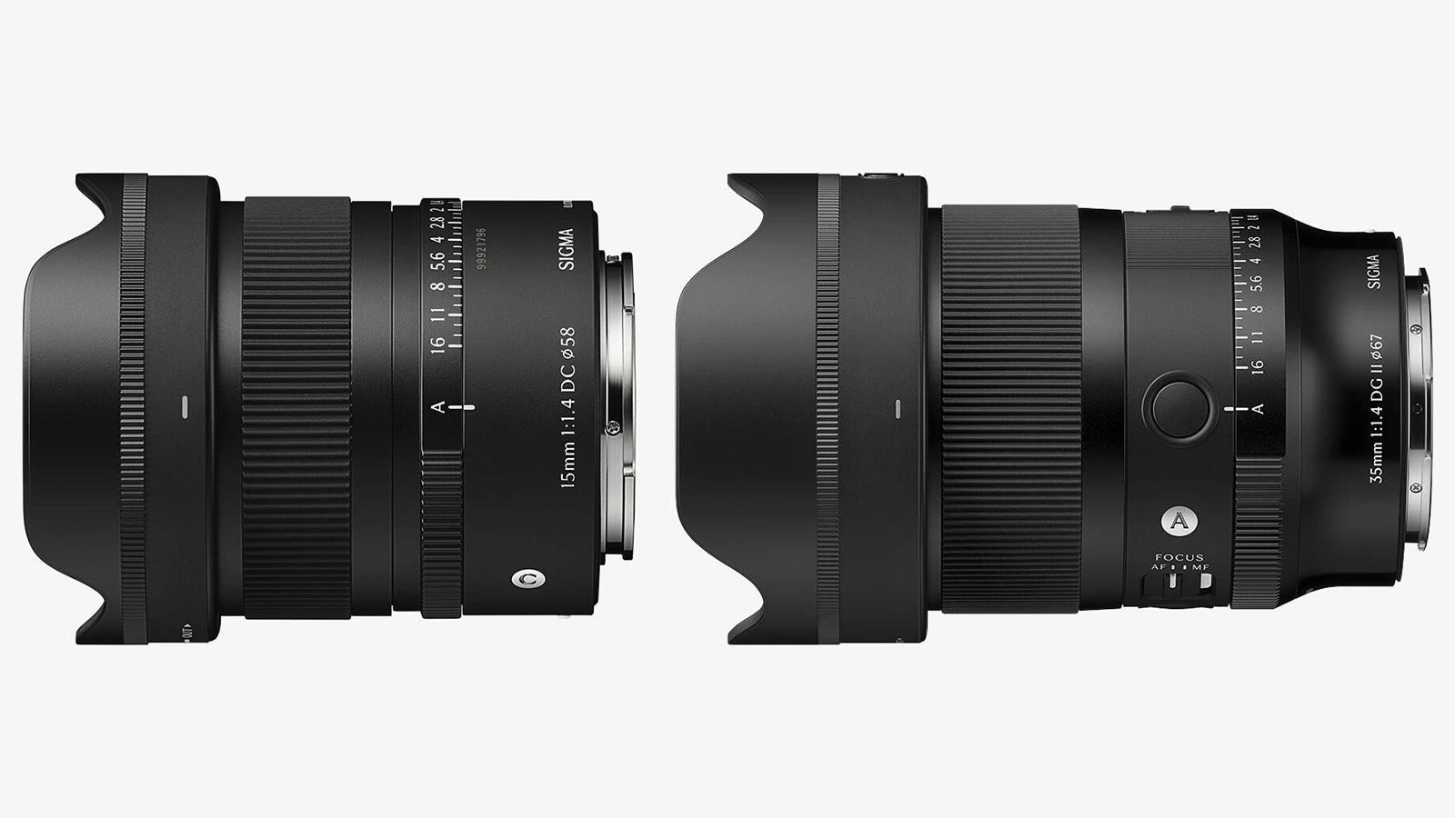 Sigma ohlásila brzký příchod objektivů 15mm F1.4 DC a 35mm F1.4 DG II
