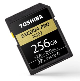 Toshiba přichází s UHS-II kartami Exceria Pro N502