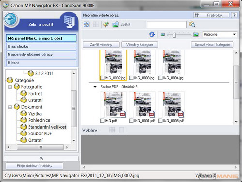 Canon CanoScan 9000F: nejen pro kinofilmy