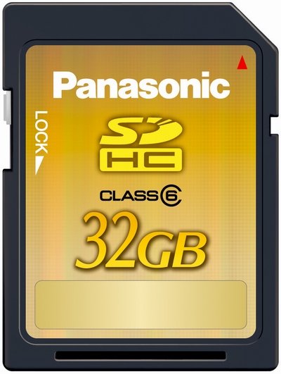 Panasonic přichází s 32GB SDHC kartou