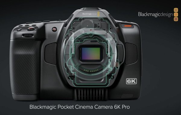 Blackmagic Pocket Cinema Camera 6K Pro dostává výklopný displej a ND filtry