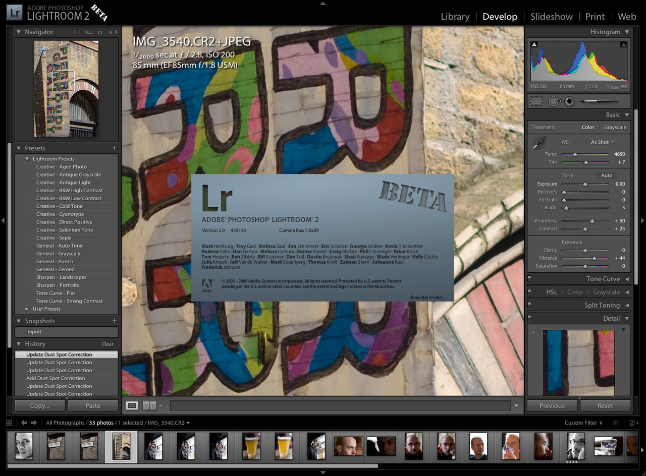 Adobe ohlásilo betaverzi Lightroomu 2.0
