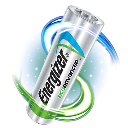Alkalické baterie Energizer EcoAdvanced z recyklovaných baterií