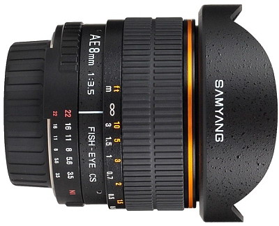 Samyang uvádí AE verzi 8mm rybího oka pro Nikon