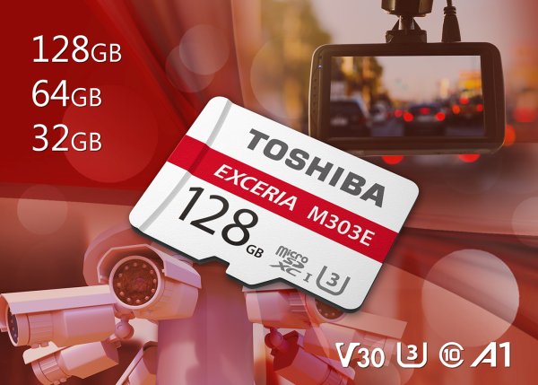 Toshiba uvádí odolné microSDXC karty Exceria M303E
