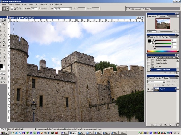 Úprava kácejících se linií – změny perspektivy