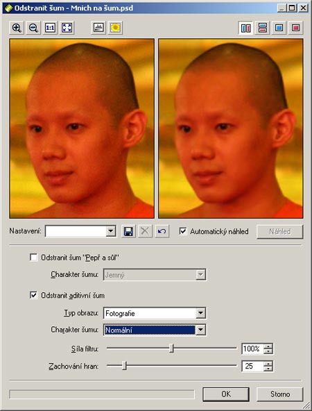 Úpravy fotografií v PC, 11. díl - přidávání šumu a zrna