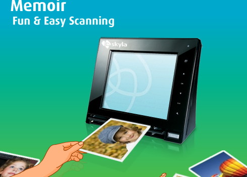 Skyla FS80 - Fotorámeček, který vám snímky naskenuje