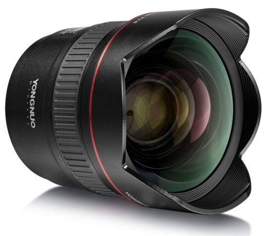 Yongnuo uvedlo objektiv YN 14mm f/2.8 s autofokusem