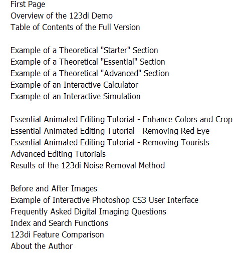123di 5.0: Elektronický průvodce úpravou fotografií