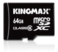 Kingmax představil 64GB microSDXC kartu