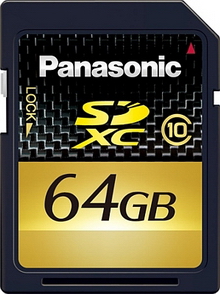 Panasonic uvedl 48GB a 64GB SDXC karty