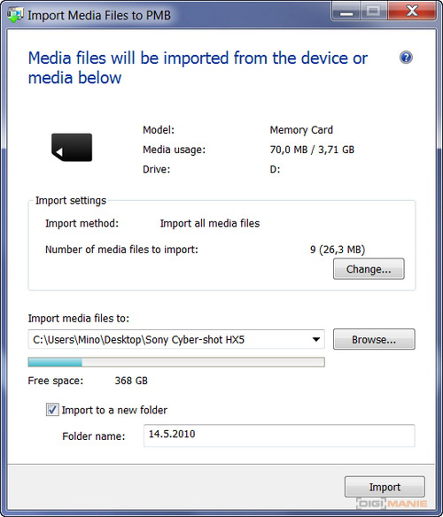 Sony Cyber-shot HX5: pan téměř dokonalý
