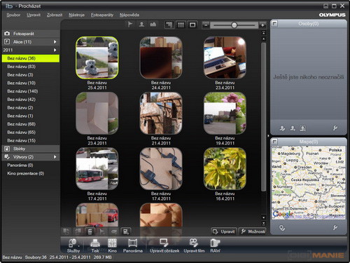 Olympus XZ-1: trefa do černého