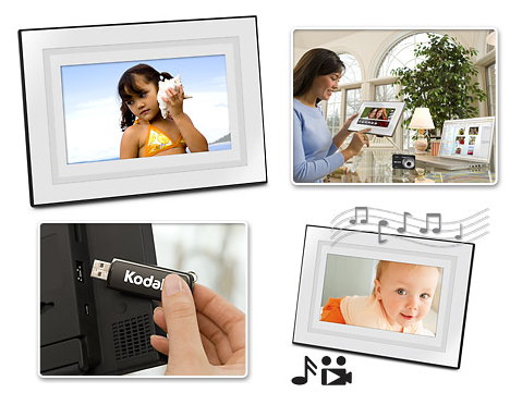 Nové fotorámečky Kodaku přehrají i video