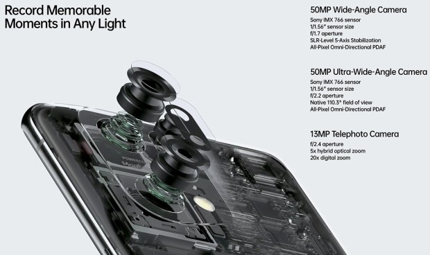 Oppo Find X5 Pro chce být skvělým fotomobilem, má dva 50MPx čipy IMX766