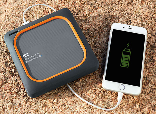 WD My Passport Wireless SSD, externí disk, čtečka i powerbanka v jednom