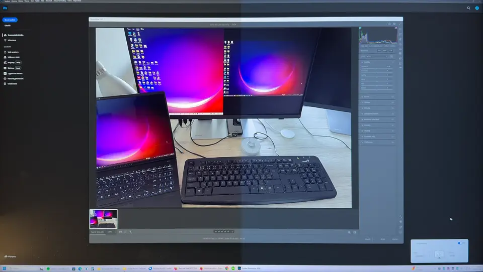 BenQ PD2730S - Dvojí zobrazení