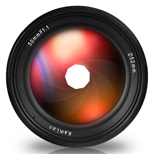 Superlevný supersvětelný SainSonic Kamlan 50mm F1.1