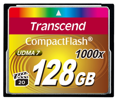 Transcend uvedl Compact Flash 1000x kartu