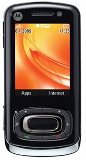 Motorola W7: Vysouvací fotomobil s akcelerometrem