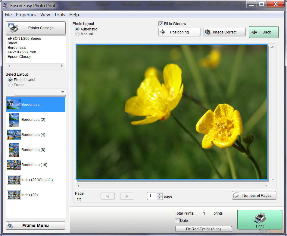 Epson L800: Fotky téměř "zadarmo"