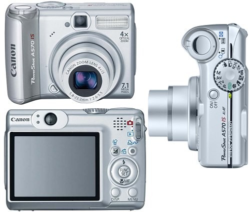 Canon PowerShot A710 IS a A570 IS: v plné polní