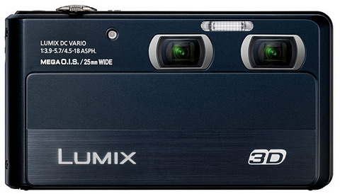 Panasonic Lumix 3D1 se dvěma objektivy pro 3D snímky
