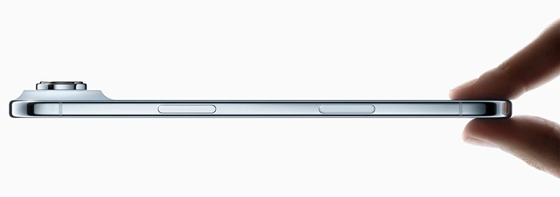 Apple iPhone Air má tloušťku jen 5,64 mm a jeden zadní 48MPx fotoaparát