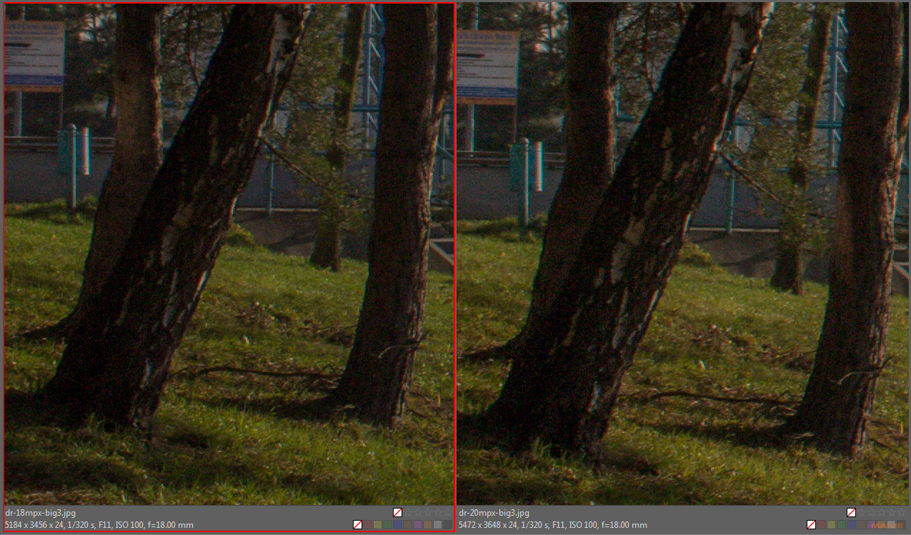 Souboj senzorů: APS-C Canon 18 MPx vs. 20 MPx