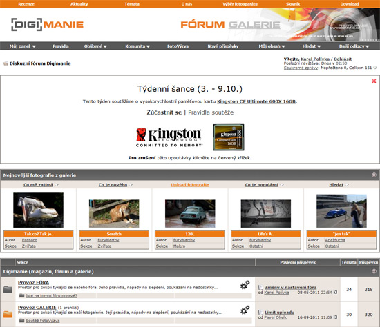 Týdenní šance s Kingstonem - závěr