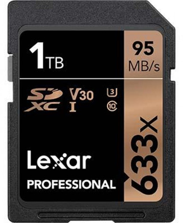 Lexar představil první 1TB SDXC paměťovou kartu