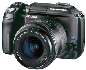 Olympus E-300 – zrcadlovka v těle kompaktu