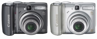 Canon PowerShot A580 a A590 IS: útok v 8MPx třídě kompaktů